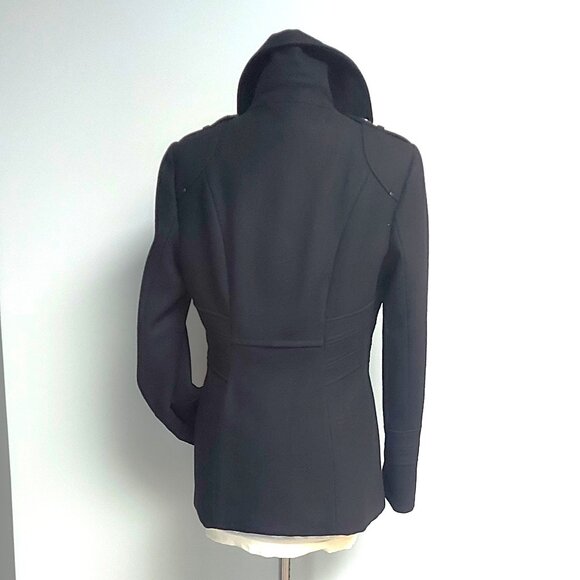 Kenneth Cole Double Breasted Pea Jacket - Size 4 - Picture 12 of 17